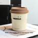 Simple Cute Cream Color Handy Cup Coffee Cup Water Cup Milk Cup Breakfast Cup Hand-held Cup Cartoon Cup_maomaolike.com