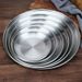 Round Plate Cafe Tray Fruit Cake Plate Bone Plate Dish Shallow Plate_maomaolike.com