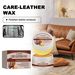 Jaysuing Leather Care Wax Car Seat Furniture Sofa Leather Shoes Care Refurbishment Maintenance Portable Care_maomaolike.com