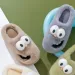 New Funny Cartoon Winter Soft Sole Mens Indoor Floor Non-slip Platform Slides Warm Plush Slippers Male Home Casual_maomaolike.com