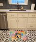 Yellow Labrador Hippie Dawg Memory Foam Kitchen Mat Machine Washable Anti-Fatigue Mat Cushion Comfort Bath Mat Or Kitchen Rug_maomaolike.com