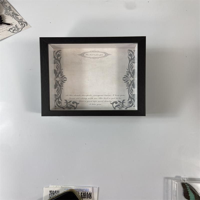 Simulation Butterfly Specimen European Style Decorative Painting DIY Photo Frame Desktop Home Decoration Birthday Gift_maomaolike.com