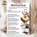 Think Like A Historian Educational Painting Poster, Clear Structured Text-and-visual Poster, Teaches Historical Research Methods, Ideal For Classroom_maomaolike.com