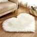 Rug, Gift For Mother's Day, Heart Shaped Rug, Fluffy Rugs, Shag Mats For Bedroom Living Room, Love Coquette Room Decor_maomaolike.com