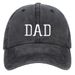 Unisex Cotton soft top washed cotton DAD MOM embroidered baseball cap cotton duck cap Hip hop hat_maomaolike.com