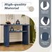 Elegant Minimalist Console Table With Rounded Edges And Sturdy Shelf Design For Entryway,Living Room_maomaolike.com