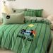 Wholesale INS Cartoon Style Full Towel Embroidered Brushed 4-Piece Autumn Winter Thickened Warm Pure Cotton Four-Piece Bedding Set_maomaolike.com