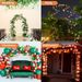 78"H X 45"W Metal Garden Arch Trellis; Adjustable Arbor Trellis For Garden Climbing Plants Support Or Wedding Decor,Black_maomaolike.com