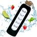 32oz 1L Time-marked Glass Water Bottles Drink Bamboo Lid Free Of Lead Motivational Sport Silicone Sleeve Bottle_maomaolike.com