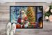 Boxer And Santa Claus Doormat Front Door Mat Indoor Outdoor Rugs For Entryway, Non Slip Washable Low Pile, 24H X 36W_maomaolike.com