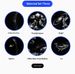 Projection Night Light - USB Powered Starry Sky Lamp For Bedroom Nursery Ambient Lighting_maomaolike.com