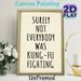 Kung Fu Quote Painting Poster, Vintage Rope-framed Playful Typography Poster, Witty Nostalgic Quote Decor For Home, Living Room, Game Room_maomaolike.com