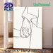 Holding Hands Painting Poster, Minimalist Single-line Art Poster, Elegant Intertwined Hands Design, Suitable For Bedroom And Living Room Wall_maomaolike.com