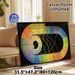 Periodic Table Of Elements Painting Poster, Color-coded Circular Infographic Poster, Clear Element Details Display Suitable For Home Office, Study_maomaolike.com