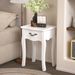 Wooden Nightstand With A Drawer,Storage End Table For Bedroom,Bathroom,Livingroom_maomaolike.com