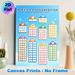 Addition And Subtraction Number Houses Math Table Painting Poster, Colorful House-shaped Arithmetic Chart Poster, Practical Guide For Learning Basic_maomaolike.com