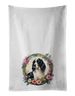 English Springer Spaniel And Flowers Kitchen Towel Set Of 2 White Dish Towels Decorative Bathroom Hand Towel For Hand, Face, Hair, Yoga, Tea, Dishcloth, 19 X 28", White_maomaolike.com