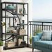 Freestanding Bookshelf, B Etagere Bookcase With 9 Open Shelves_maomaolike.com