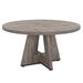 Farmhouse Dining Table, Round Wooden Kitchen Dinner Table For 4 People_maomaolike.com