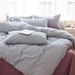 Wholesale INS Japanese Minimalist Striped Pure Four-Piece Nordic Style Full Yarn-Dyed Washed Cotton 4-Piece Set_maomaolike.com