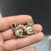 Pendant Copper-Plated Vintage Amulet Ornament Hanging Decoration Solid Zodiac Lying Tiger Small Copperware Copper Miscellaneous It_maomaolike.com