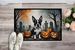 Boston Terrier Spooky Halloween Doormat Front Door Mat Indoor Outdoor Rugs For Entryway, Non Slip Washable Low Pile, 24H X 36W_maomaolike.com
