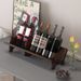 Solid Wood Ornament Creative Home Bottle Simple Display Rack Living Room Wine Shelf Bookshelf_maomaolike.com