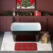 49'' X 28'' Acrylic Freestanding Soaking Bathtub, Square-shape Japanese Soaking Hot Tub, Sit-In Design With Chrome Overflow And Drain, Available For Express Delivery, Glossy Black 26AMA-49B_maomaolike.com