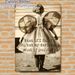 Inspirational Quote Fairy Girl Painting Poster, Vintage Monochrome Poster, Motivational Message With Girl In Dress & Film-strip Wings, Uplifting Decor_maomaolike.com