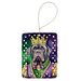 Neapolitan Mastiff King Of Mardi Gras Porcelain Ornament Christmas Tree Hanging Decorations For Home Christmas Holiday, Rectangle, Gift, Multicolor_maomaolike.com