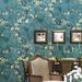 3D Printed Emerald Floral Wallpaper PVC Moisture-Proof Self-Adhesive Paper For Bedroom Living Room TV Background_maomaolike.com