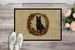 Schipperke Christmas Flowers Doormat Front Door Mat Indoor Outdoor Rugs For Entryway, Non Slip Washable Low Pile, 24H X 36W_maomaolike.com