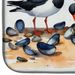 Oystercatchers Feeding Dish Drying Mat Absorbent Dish Drying Mat Pad For Kitchen Counter Dish Drainer Mat For Countertop, 14 X 21", Multicolor_maomaolike.com