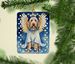 Otterhound My Angel Porcelain Ornament Christmas Tree Hanging Decorations For Home Christmas Holiday, Rectangle, Gift, Multicolor_maomaolike.com