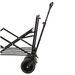 480Lbs Collapsible Wagon With Canopy,Wagon Stroller With 7" All-Terrain Wheels, Lightweight Foldable Wagon, Large Capacity For Camping, Shopping, Sports, And Garden Use,black With Mosquito Net_maomaolike.com