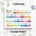 Braille Alphabet Painting Poster, Vibrant Color-coded Braille Chart Poster, Clear Braille Learning Reference Suitable For Educational Spaces, Home_maomaolike.com