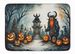 Krampus The Christmas Demon Spooky Halloween Memory Foam Kitchen Mat Machine Washable Anti-Fatigue Mat Cushion Comfort Bath Mat Or Kitchen Rug_maomaolike.com