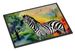 Zebra Doormat Front Door Mat Indoor Outdoor Rugs For Entryway, Non Slip Washable Low Pile, 24H X 36W_maomaolike.com