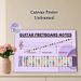 Guitar Fretboard Notes Painting Poster, Color-coded Educational Music Chart Poster, Practical Reference For Learning Guitar Fretboard Notes Ideal For_maomaolike.com