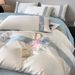 Wholesale Korean Light Luxury Embroidered Pure Four-Piece Simple Style Naked Sleep All-Cotton Solid Color 60s Long-Staple Cotton 4_maomaolike.com