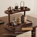 Desktop Cup Storage Small Curio Multi-layer New Chinese Style Purple Clay Teapot Display Tea Set Rack_maomaolike.com