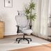Big And Tall Office Chair Mesh Breathable, Gaming Chair With Adjustable Backrest Height & Headrest Angle & Adaptive Lumbar Lupport, Executive Computer Desk Chair With 2D Flip-Up Arms, Grey_maomaolike.com