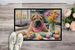 Decorating Easter Shar Pei Doormat Front Door Mat Indoor Outdoor Rugs For Entryway, Non Slip Washable Low Pile, 24H X 36W_maomaolike.com