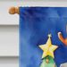 Schnauzer Christmas Reindeer House Flag Large Porch Sleeve Pole Decorative Outside Yard Banner Artwork Wall Hanging, Polyester, House Size, Multicolor_maomaolike.com