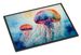 Jellyfish Doormat Front Door Mat Indoor Outdoor Rugs For Entryway, Non Slip Washable Low Pile, 24H X 36W_maomaolike.com