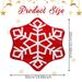 Winter Christmas Snowflake Bathroom Rug Snowflake Bath Mat Non Slip Washable Rugs Welcome Decorative Red Snowflake Doormat For Home Kitchen Xmas Decor Holiday Decorations_maomaolike.com