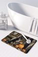 Belgian Tervuren Fall Kitchen Pumpkins Memory Foam Kitchen Mat Machine Washable Anti-Fatigue Mat Cushion Comfort Bath Mat Or Kitchen Rug_maomaolike.com