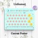 Bedtime Reward Chart Painting Poster, Soft Pastel Star & Moon Styled Poster, Tracks Nightly Bed-staying Progress For Reward Incentives, Suitable For_maomaolike.com