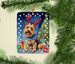 Australian Terrier Christmas Reindeer Porcelain Ornament Christmas Tree Hanging Decorations For Home Christmas Holiday, Rectangle, Gift, Multicolor_maomaolike.com