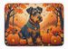 Airedale Terrier Fall Memory Foam Kitchen Mat Machine Washable Anti-Fatigue Mat Cushion Comfort Bath Mat Or Kitchen Rug_maomaolike.com